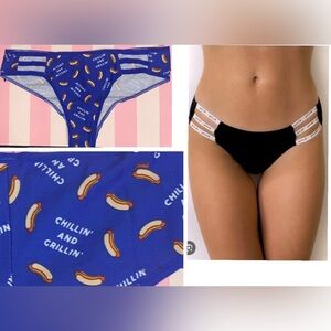 PINK Victoria’s Secret Cotton Strappy Cheekster PINK Cheeky panties pink Panties